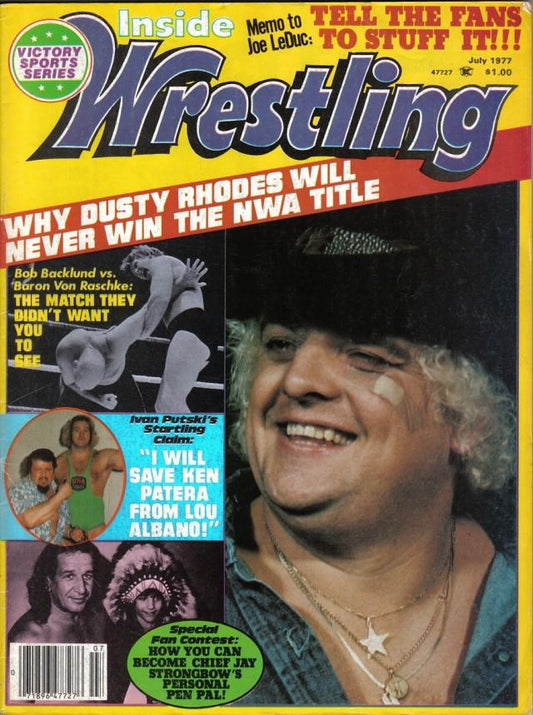 Inside Wrestling July 1977