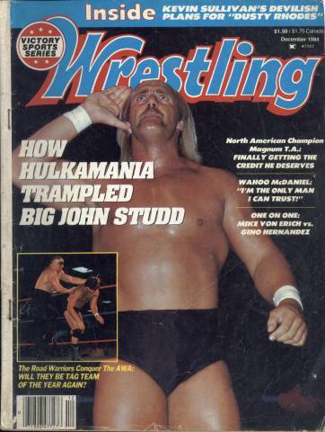 Inside Wrestling December 1984 Magazine PWcatalog