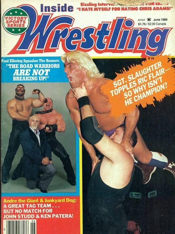 Inside Wrestling June 1985 Magazine PWcatalog