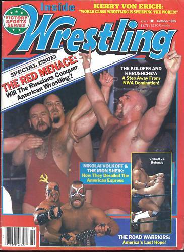 Inside Wrestling October 1985 Magazine PWcatalog