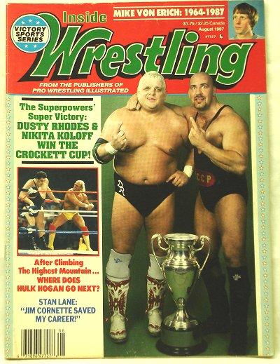 Inside Wrestling August 1987