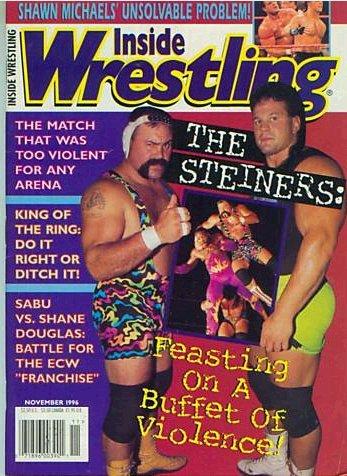 Inside Wrestling November 1996 Magazine PWcatalog