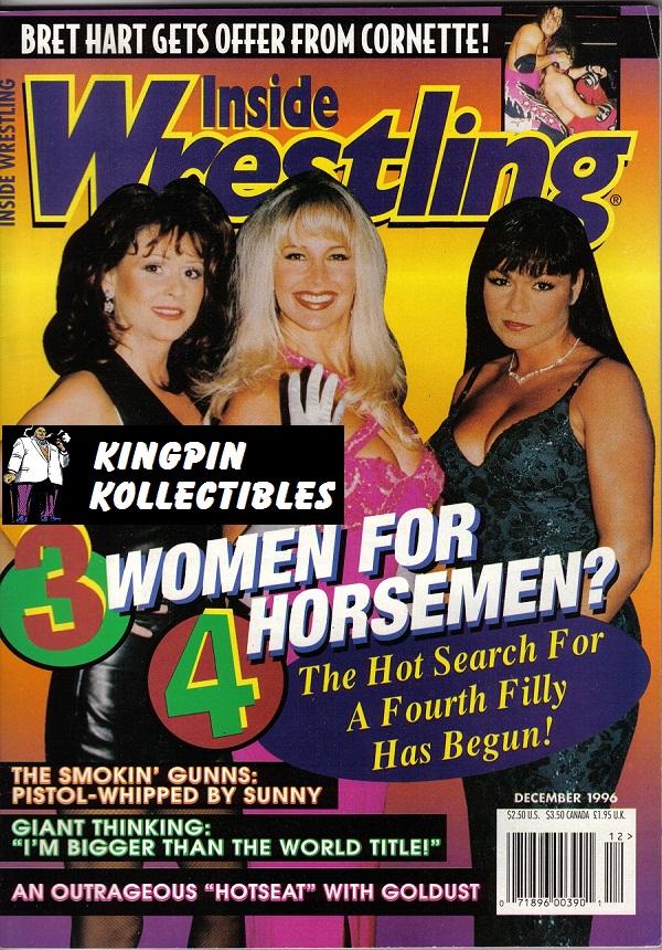Inside Wrestling December 1996 Magazine PWcatalog