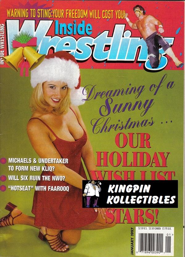 Inside Wrestling January 1997 Magazine PWcatalog