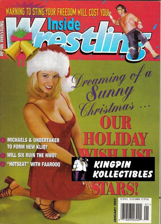 Inside Wrestling January 1997 Magazine PWcatalog