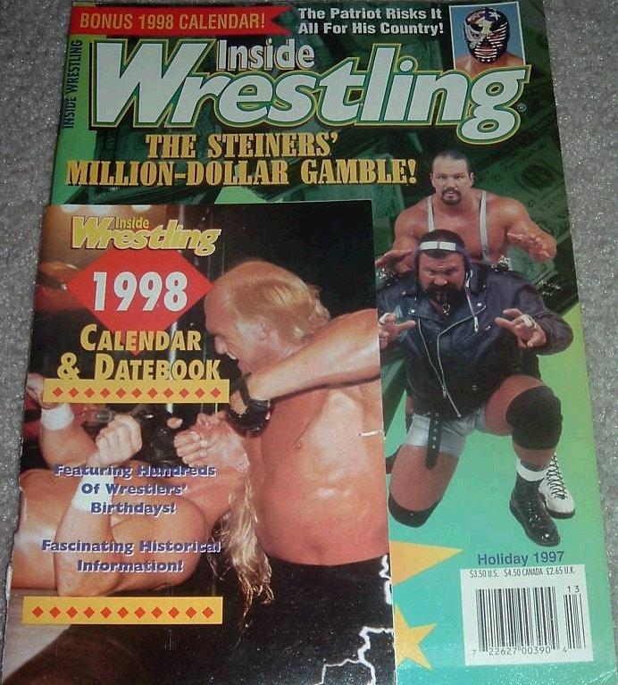 Inside Wrestling 1997 Magazine PWcatalog