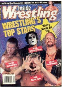 Inside Wrestling February 1998 Magazine PWcatalog