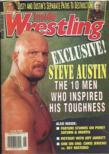 Inside Wrestling June 1998 Magazine PWcatalog