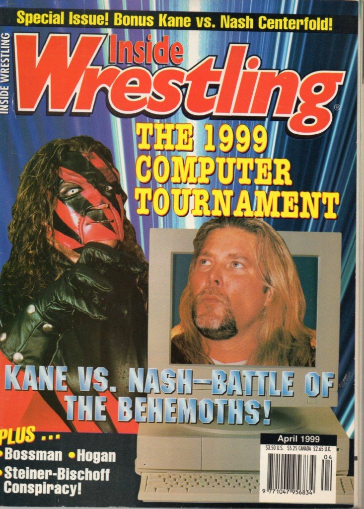 Inside Wrestling April 1999 Magazine PWcatalog