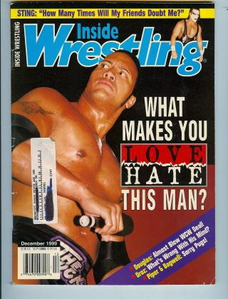 Inside Wrestling December 1999 Magazine PWcatalog