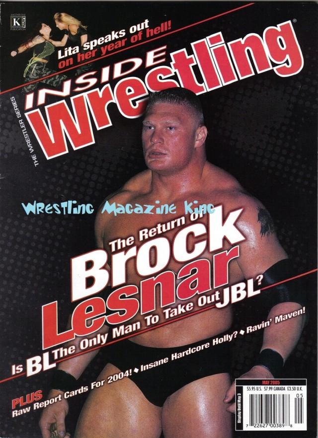 Inside Wrestling May 2005 Magazine PWcatalog