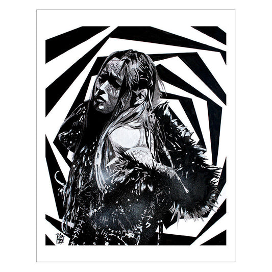 Io Shirai 11 x 14 Rob Schamberger Art Print