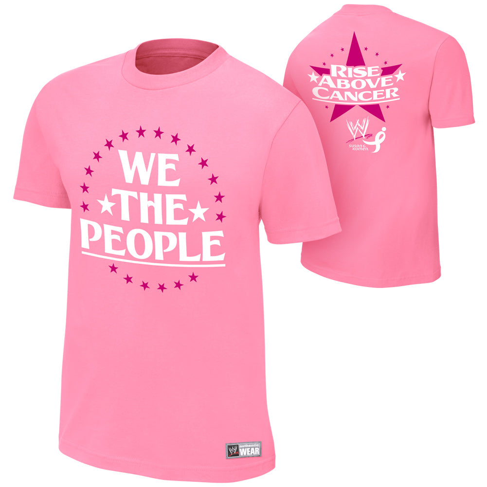Jack Swagger Rise Above Cancer Pink T-Shirt