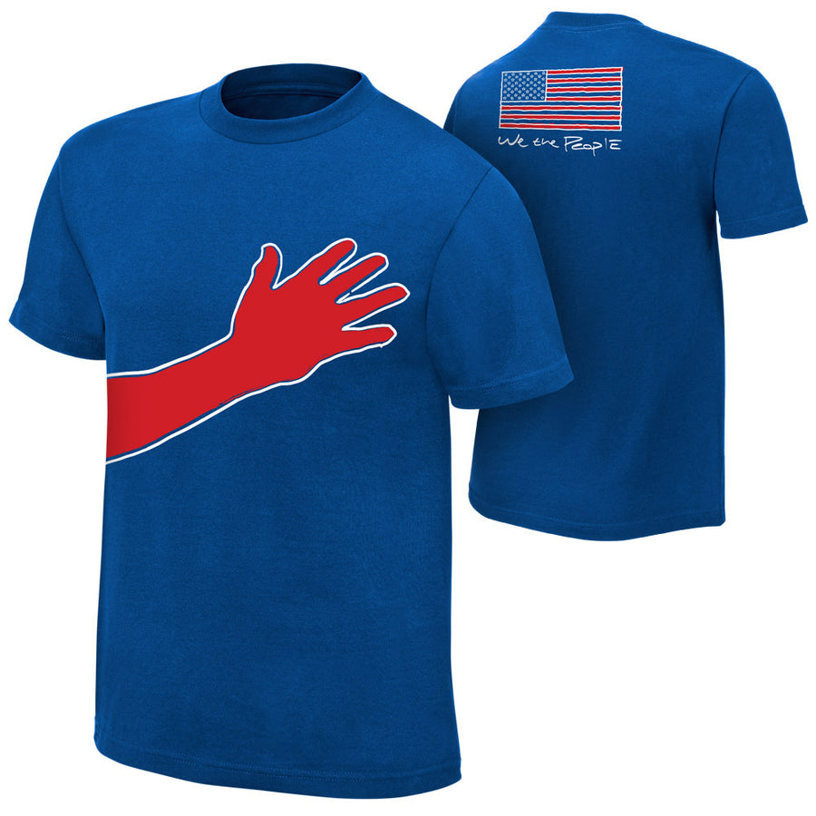 Jack Swagger We The People Blue T-Shirt Pwcatalog