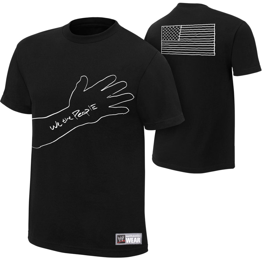 Jack Swagger We The People Black T-Shirt Pwcatalog