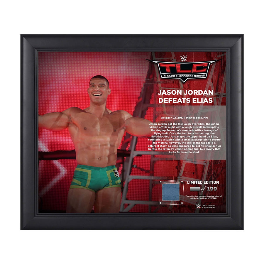 Jason Jordan TLC 2017 15 x 17 Framed Plaque w Ring Canvas