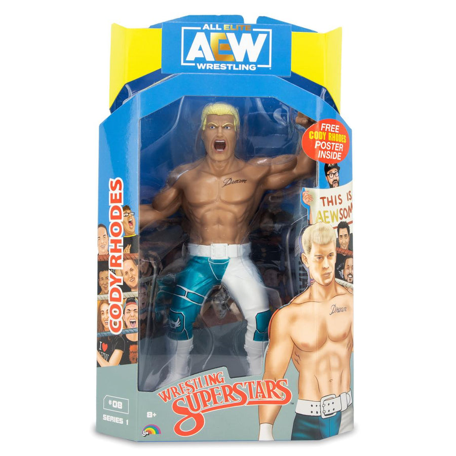 AEW Jazwares Unmatched Collection 1 #08 Cody Rhodes [LJN, Exclusive] Action & Toy Figures PWcatalog