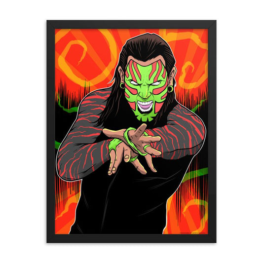 Jeff Hardy Get Ready 18x24 Framed Giclée Art Print Poster