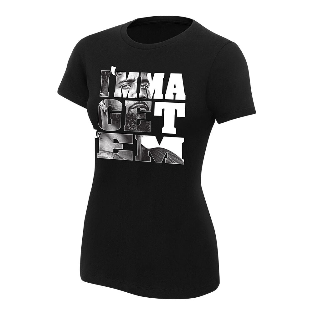 Jey Uso I'mma Get 'Em Women's Authentic T-Shirt Pwcatalog