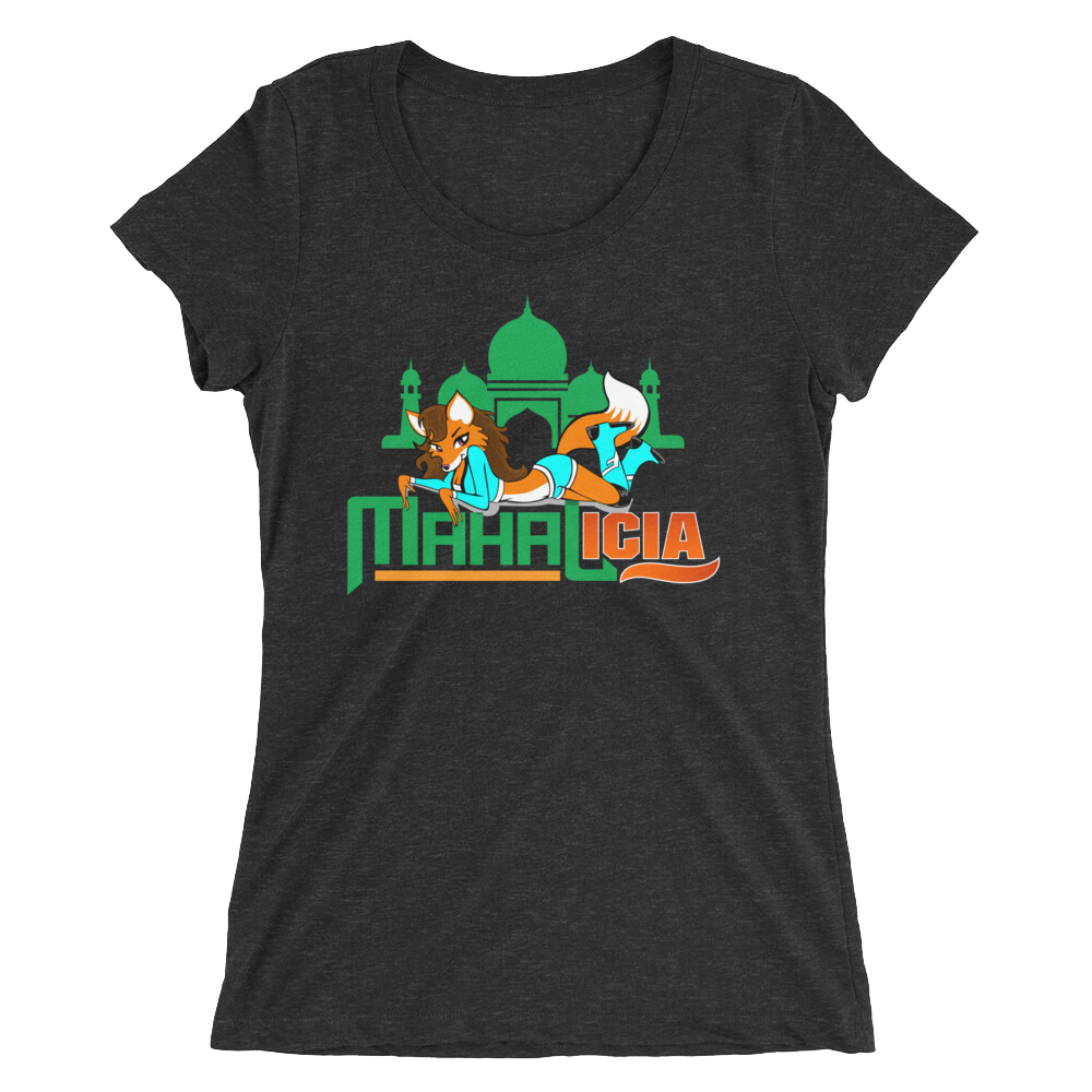 Jinder Mahal & Alicia Fox MMC Mahalicia Logo Women's Tri-Blend T-Shirt Pwcatalog