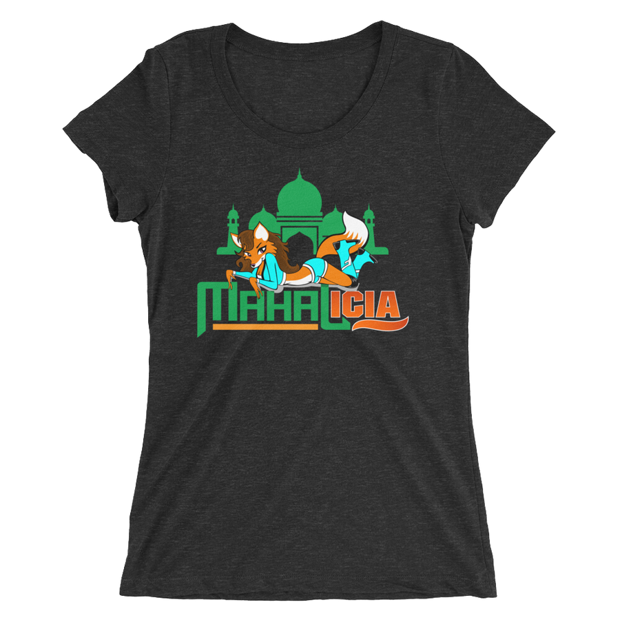 Jinder Mahal & Alicia Fox MMC Mahalicia Logo Women's Tri-Blend T-Shirt Pwcatalog