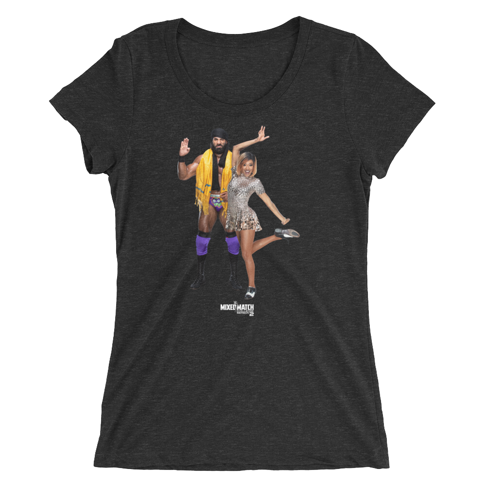 Jinder Mahal & Alicia Fox MMC Photo Women's Tri-Blend T-Shirt Pwcatalog