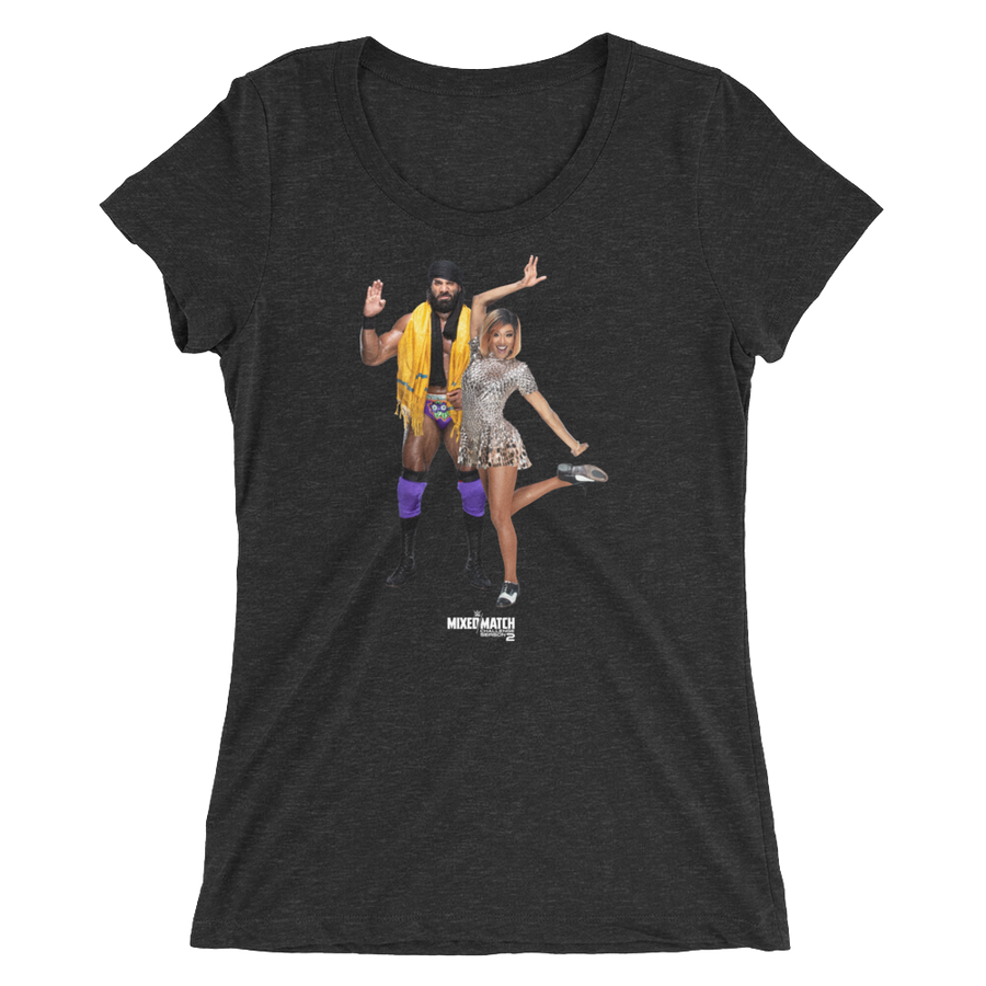 Jinder Mahal & Alicia Fox MMC Photo Women's Tri-Blend T-Shirt Pwcatalog