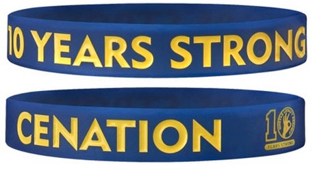 John Cena 10 Years Strong Rubber Bracelet PWcatalog
