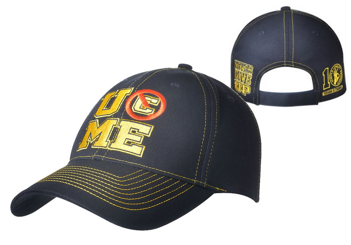 John Cena 10 Years Strong Baseball Hat Pwcatalog