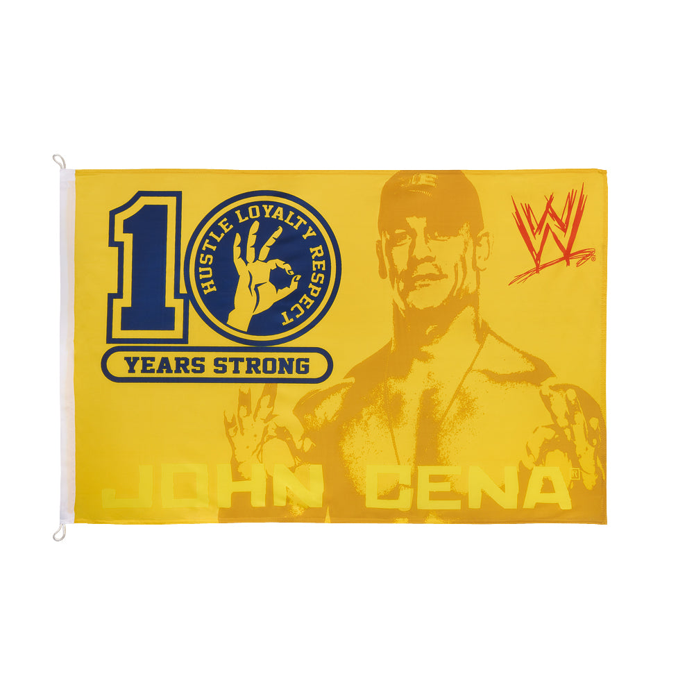 John Cena 10 Years Strong Flag Pwcatalog