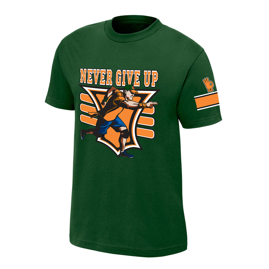 John Cena 15X Green Youth Authentic T-Shirt Pwcatalog