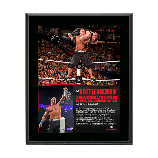 John Cena Battleground 10.5 x 13 Photo Collage Plaque