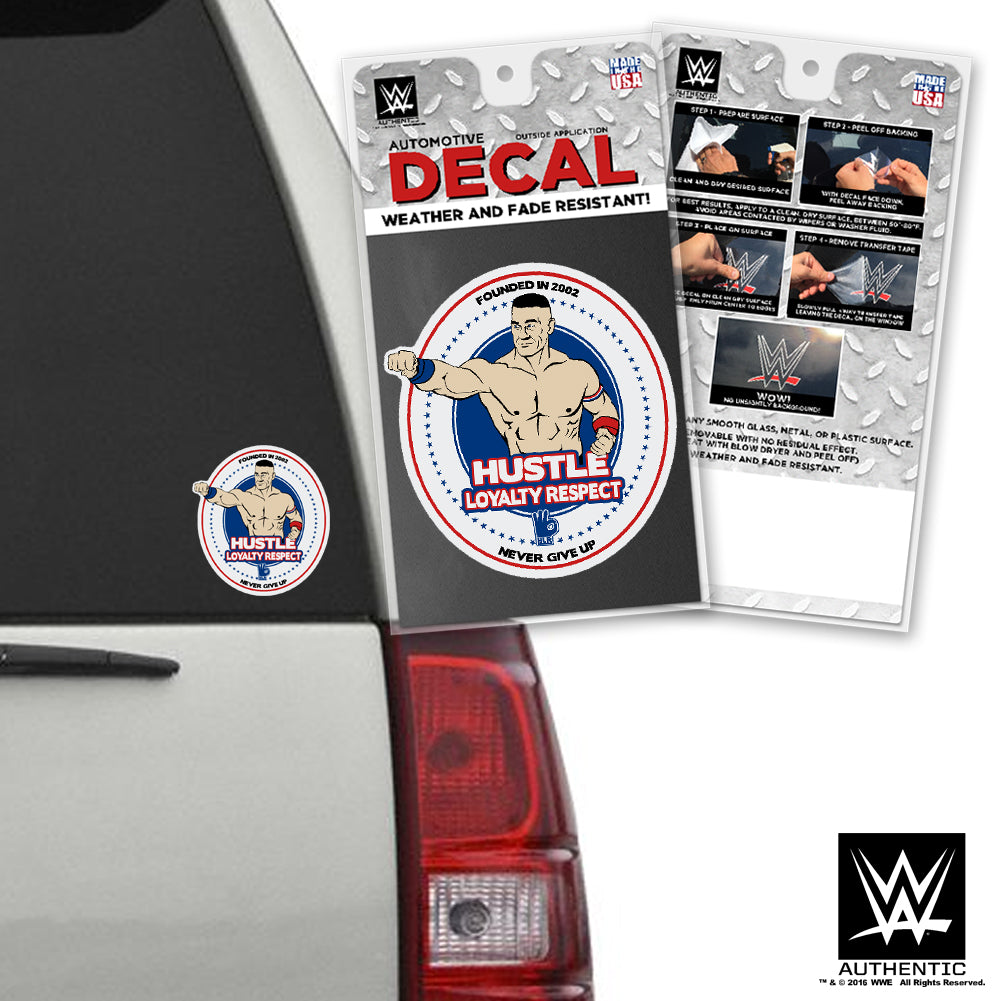 John Cena HLR Car Decal Pwcatalog