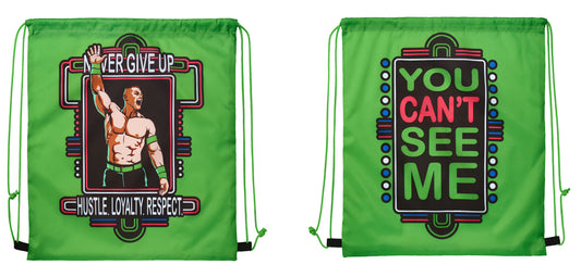 John Cena Neon Drawstring Bag