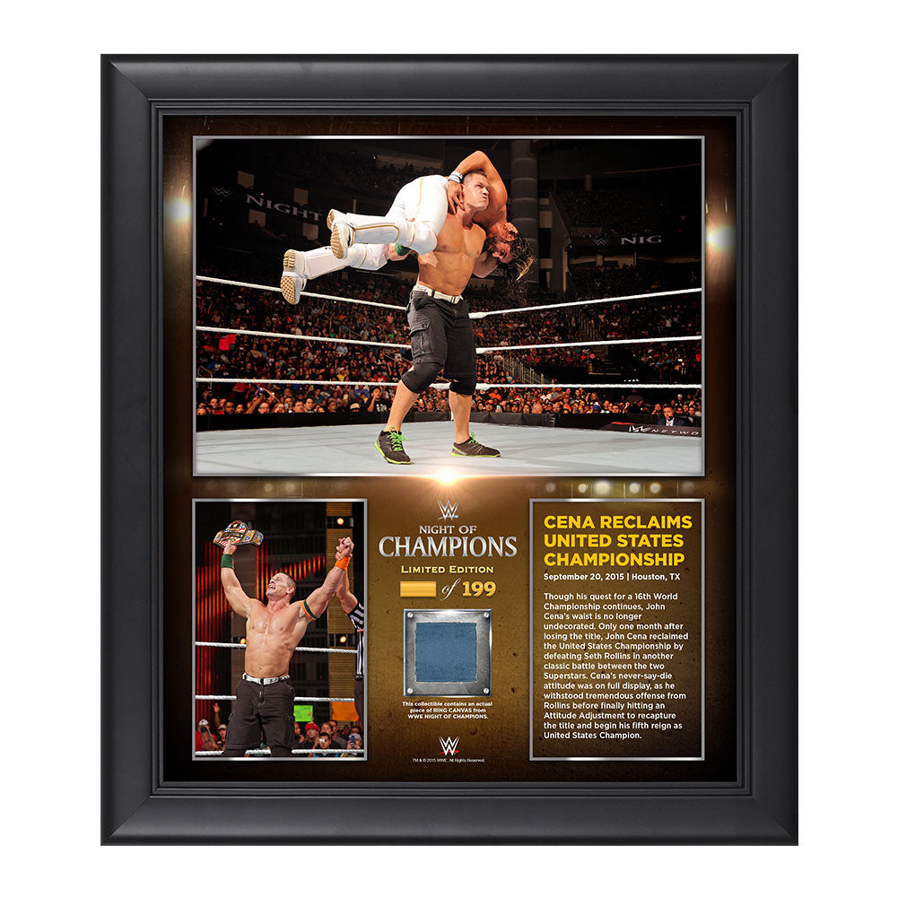 John Cena Night of Champions 2015 15 x 17 Photo Collage Plaque Pwcatalog