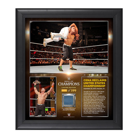 John Cena Night of Champions 2015 15 x 17 Photo Collage Plaque Pwcatalog
