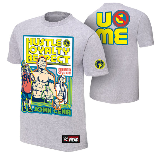 John Cena Throwback Gray Authentic T-Shirt