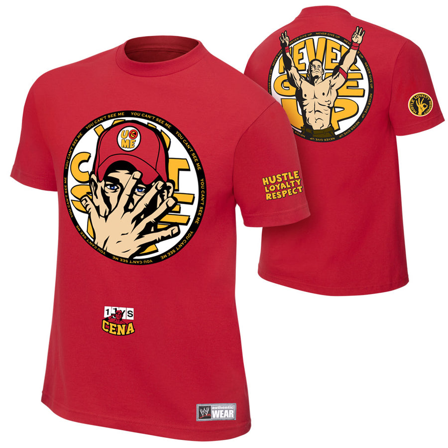 John Cena U Can't C Me Red T-Shirt Pwcatalog