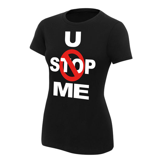 John Cena U Can't Stop Me Black Women's Authentic T-Shirt