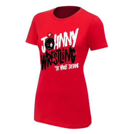 Johnny Gargano Johnny Wrestling Women's Authentic T-Shirt