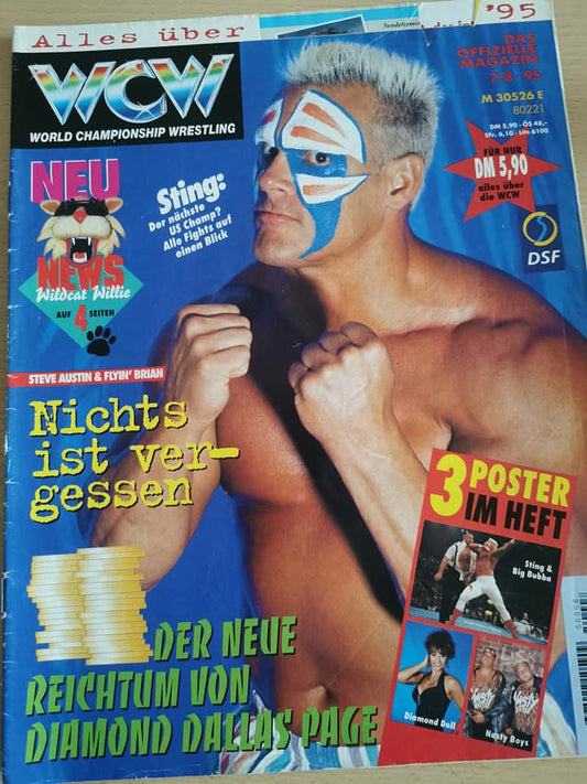 WCW German Magazine July-August 1995