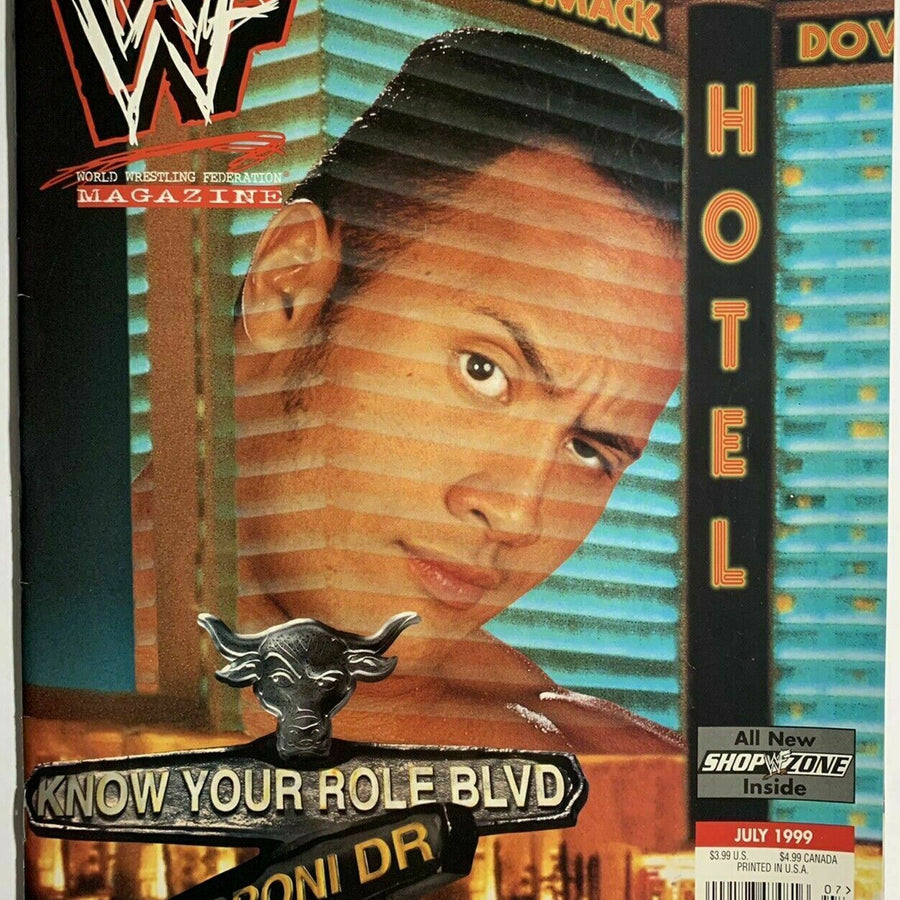 WWF Catalog July 1999 Magazine PWcatalog