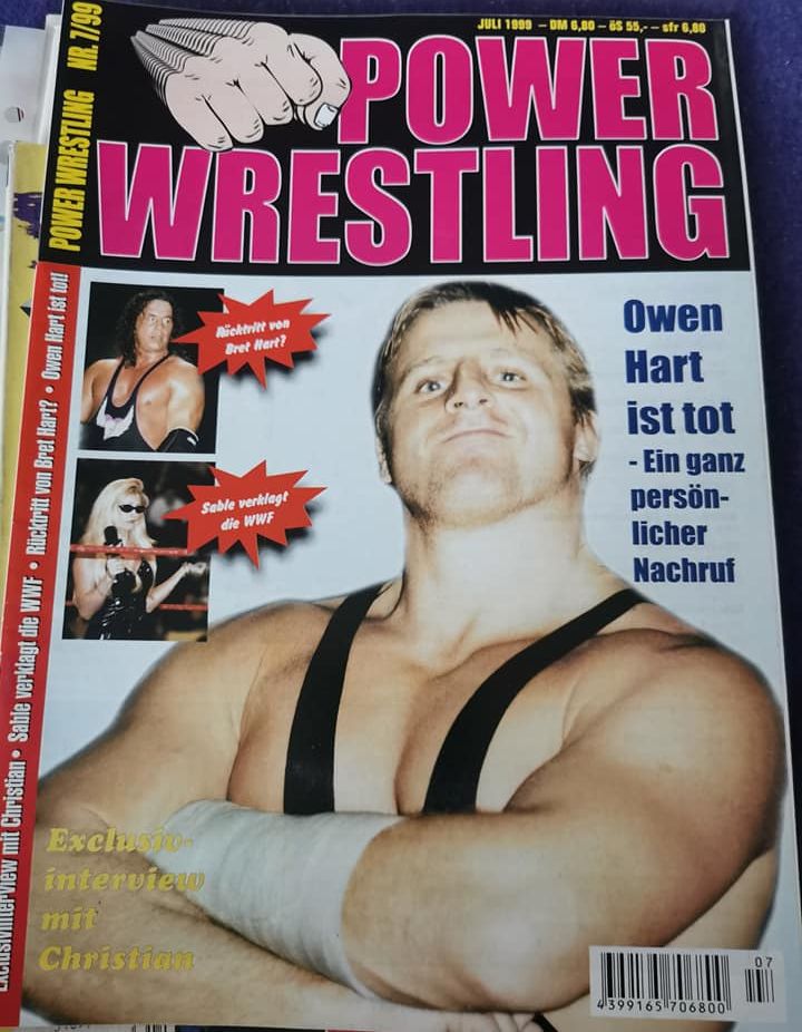 Power Wrestling July 1999 magazines from Germany