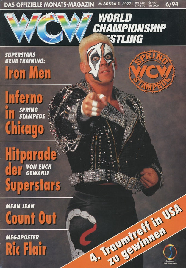 WCW German Magazine June 1994 Magazine PWcatalog