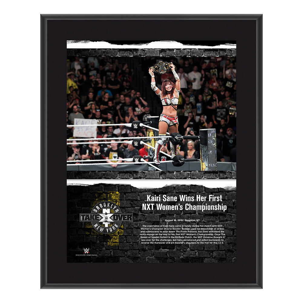 Kairi Sane NXT TakeOver Brooklyn 2018 10 x 13 Commemorative Plaque Pwcatalog