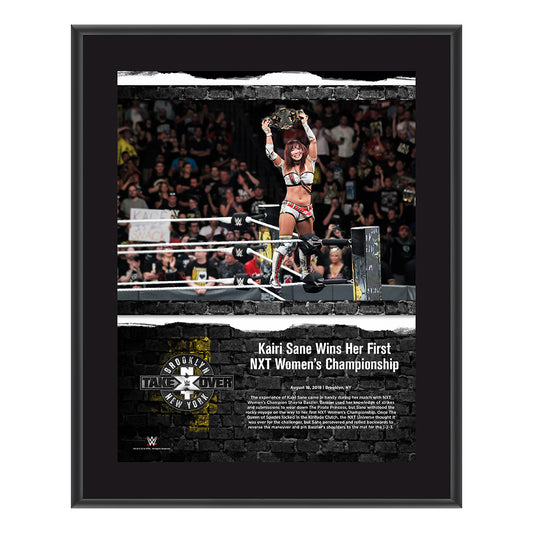 Kairi Sane NXT TakeOver Brooklyn 2018 10 x 13 Commemorative Plaque Pwcatalog