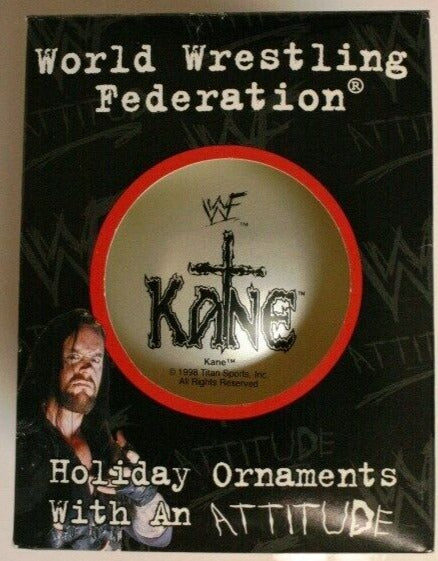 WWF Kane Christmas Ornament 1998