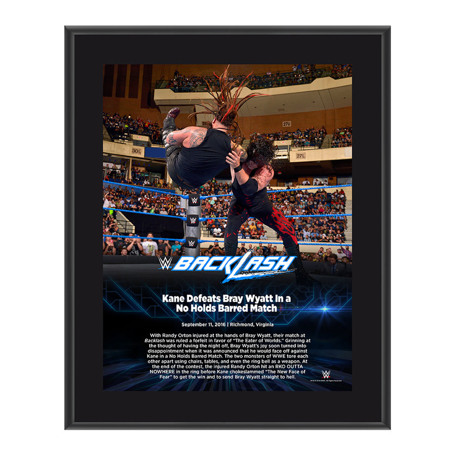 Kane Backlash 2016 10 x 13 Photo Plaque Pwcatalog