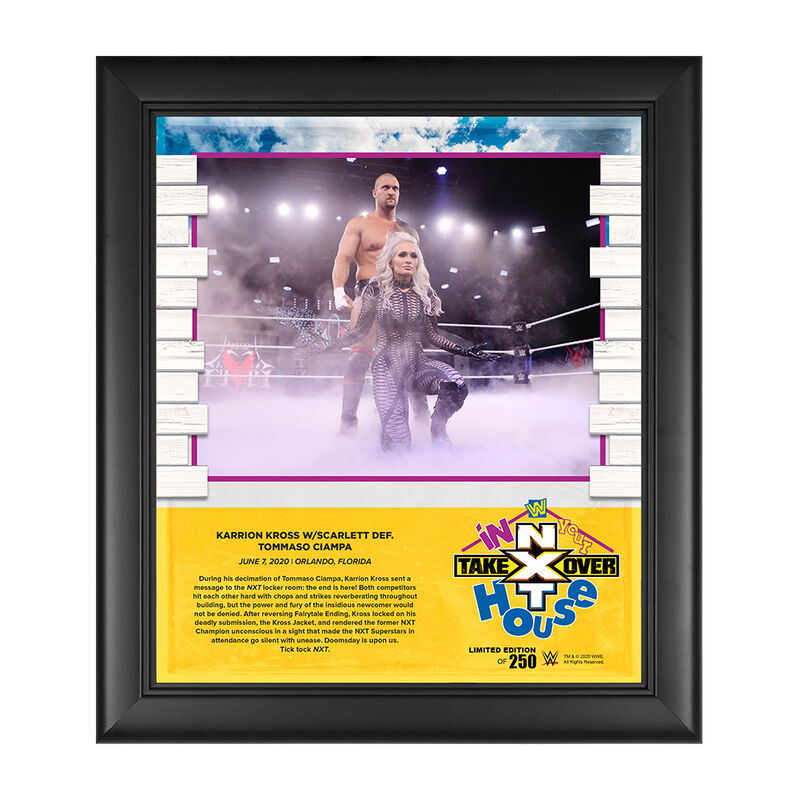 Karrion Kross NXT TakeOver In Your House 2020 15 x 17 Limited Edition Plaque Pwcatalog