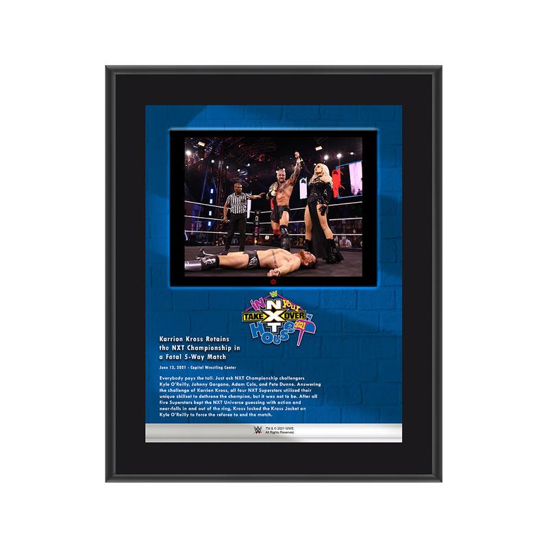 Karrion Kross NXT TakeOver In Your House 2021 10x13 Commemorative Plaque